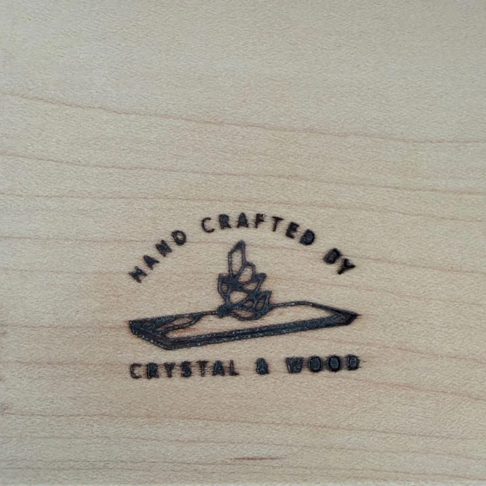 Crystal & Wood 10 5”